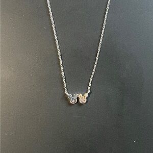 Dainty Mickey/Minnie Necklace